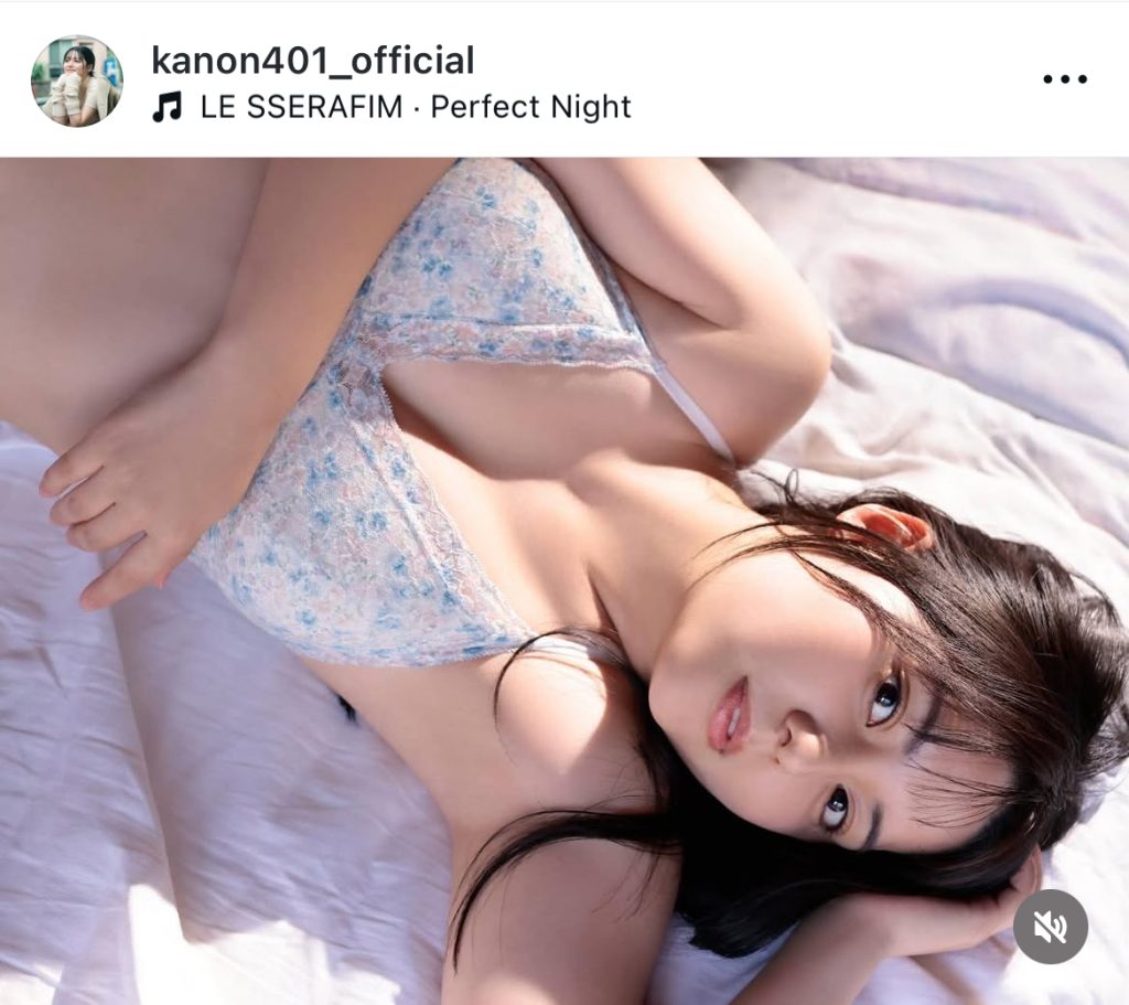 グラビア撮影での1コマ
