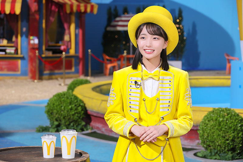 日向坂46・大野愛実が出演する日本マクドナルド株式会社の新TVCM「トク二ナルド『Ms.トクニナルド登場』篇」メイキングより