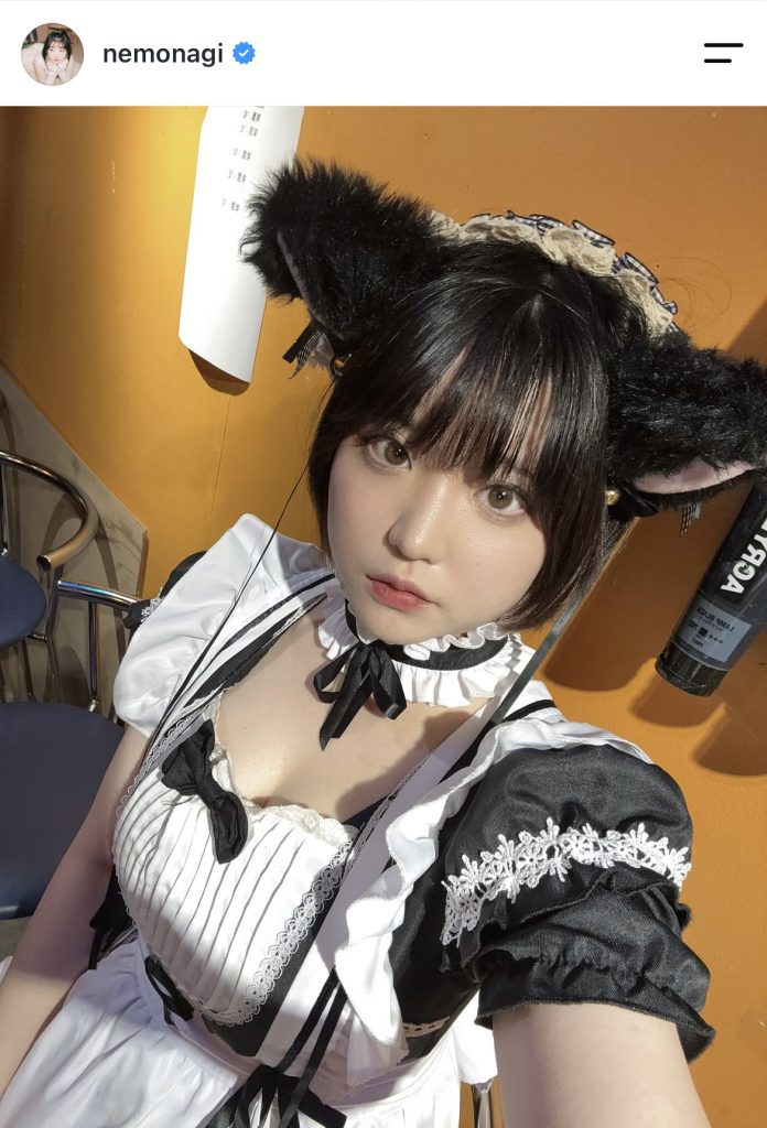 この日はメイド姿を披露