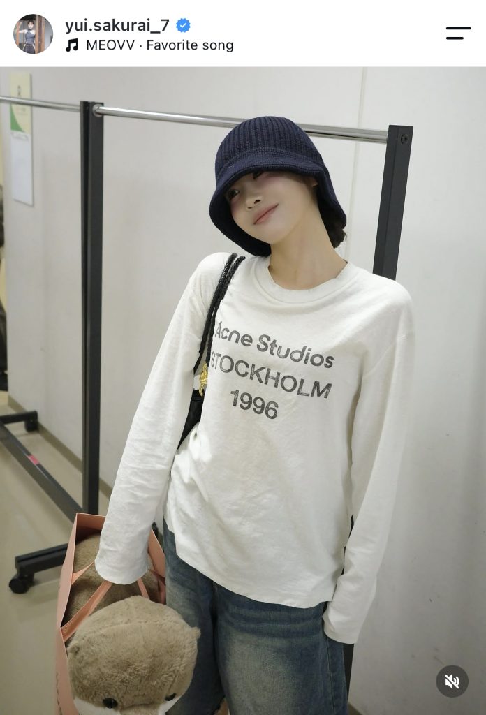 FRUITS ZIPPER・櫻井優衣が私服姿を公開