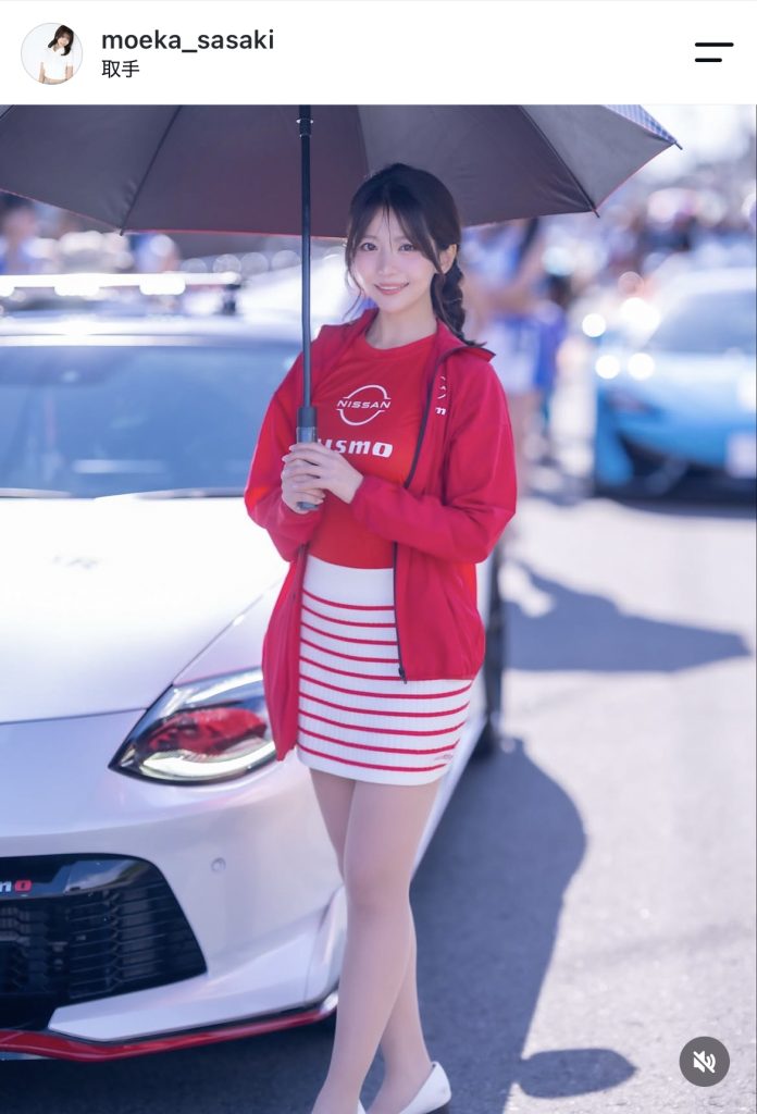 「取手GP」でのミニスカ衣装
