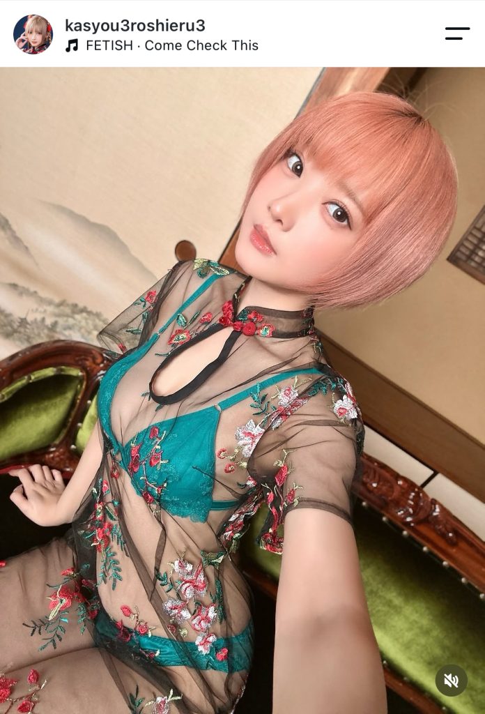 ビキニに透けチャイナ服という至福のコラボ