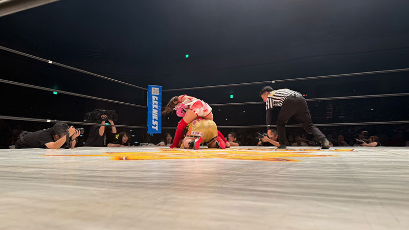 リングデビューを果たしたちとせよしの