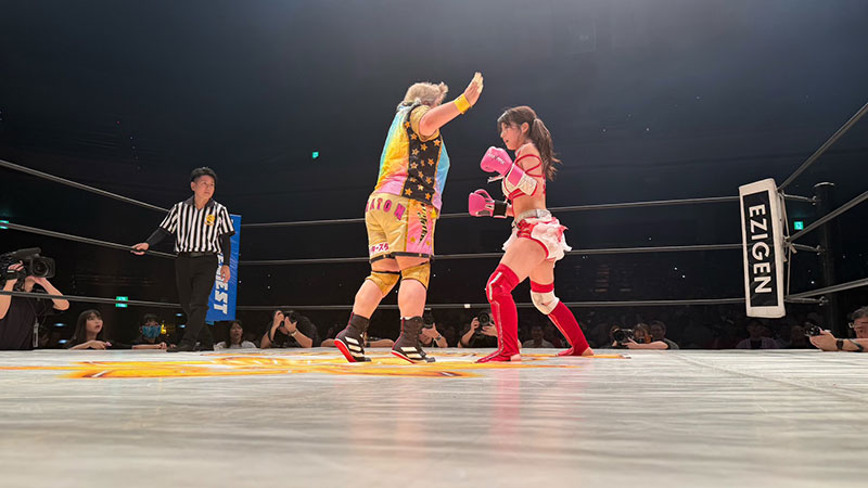 リングデビューを果たしたちとせよしの