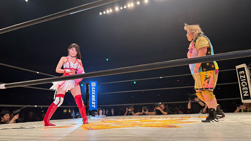 リングデビューを果たしたちとせよしの